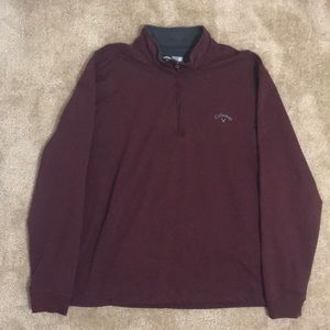 Men’s Callaway Golf Zip Up Sweater